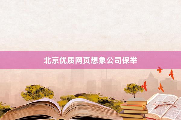 北京优质网页想象公司保举
